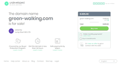 Desktop Screenshot of green-walking.com
